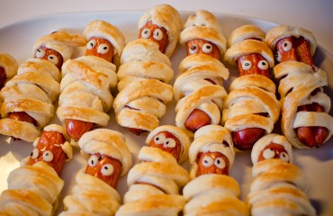 receta de salchi-momias halloween