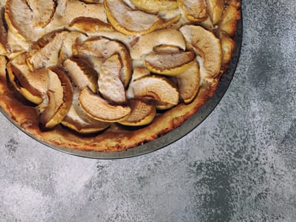 Receta tarta de manzana